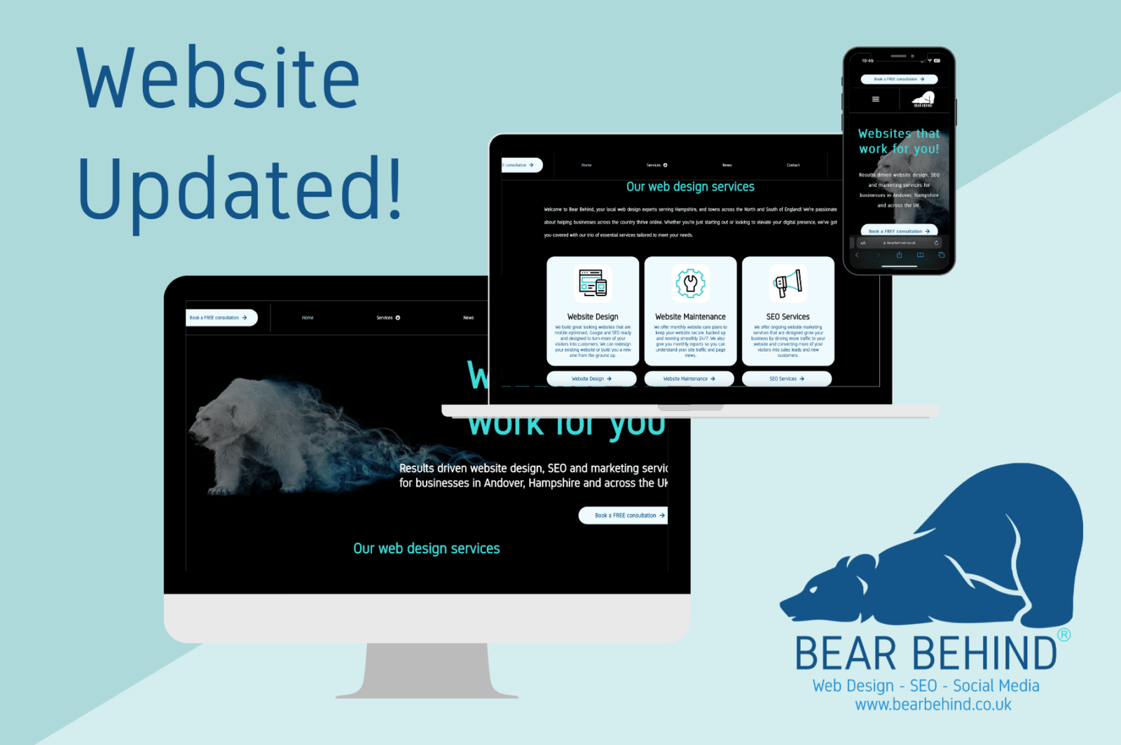The Bear Behind Website Gets a Fresh New Look - Bear Behind Group Ltd